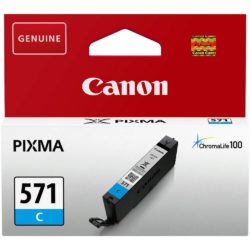 Canon Original CLI-571C Ink Tank Cyan Single Pack 0386C001